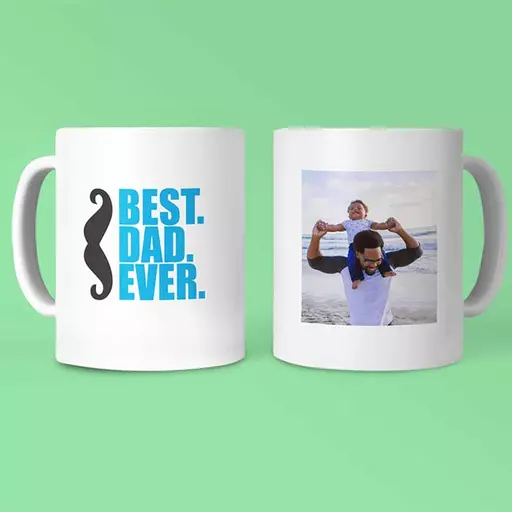 Personalised  Best Dad Ever  Mug - Add Photo