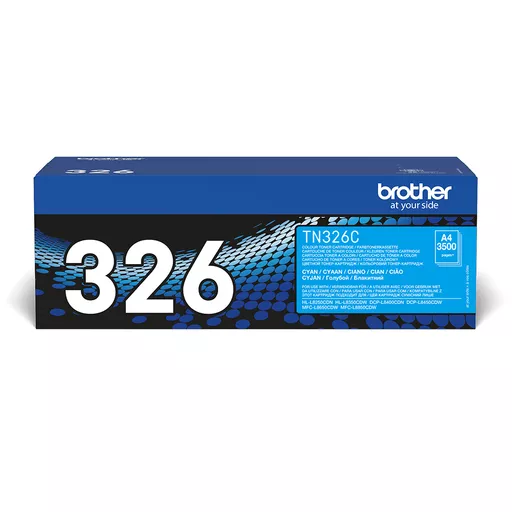 Brother TN-326C Toner-kit cyan high-capacity, 3.5K pages ISO/IEC 19798 for Brother DCP-L 8400/8450/HL-L 8250