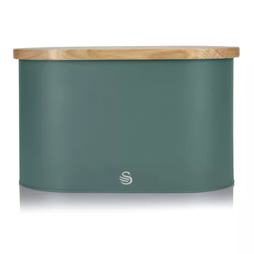 Bread Bin with Wooden Lid