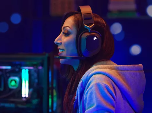 Corsair HS80 RGB Headset Wireless Head-band Gaming Black