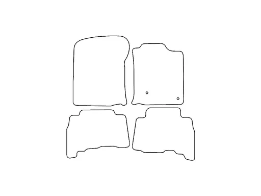 Toyota Land Cruiser 2009-2013 Tailored 3mm Rubber Mats