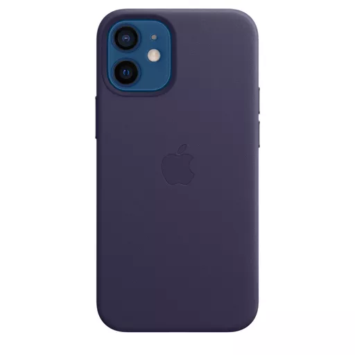 Apple iPhone 12 mini Leather Case with MagSafe - Deep Violet