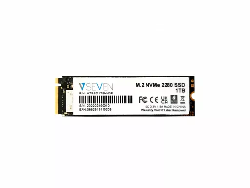 V7 V7SSD1TBNV3E internal solid state drive M.2 1 TB Serial ATA III NVMe 3D TLC