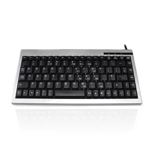 Accuratus 595 keyboard Office USB QWERTY UK International Black, Silver