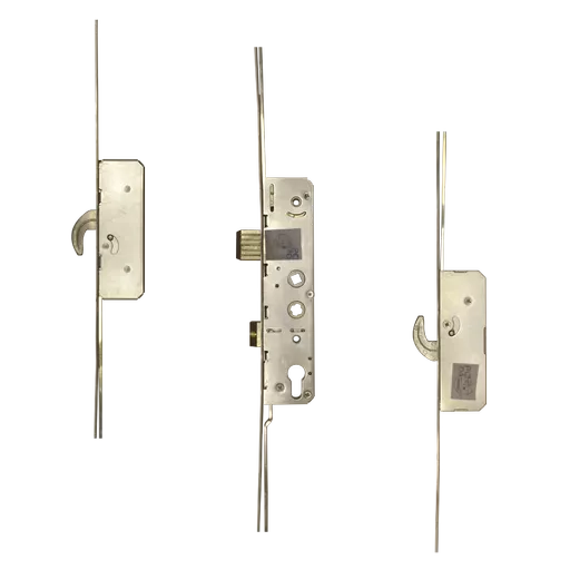 AVANTIS Lever Operated Twin Spindle Latch & Deadbolt - 2 Hook