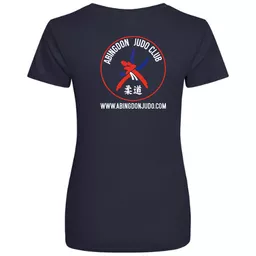AbingdonJudoClub_LadiesJustCoolT-Shirt_FrenchNavy_Back.png