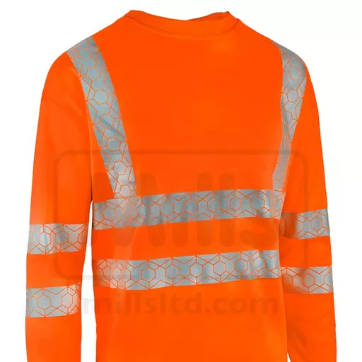 Envirowear Recyclable Hi-Vis Sweatshirt - Orange