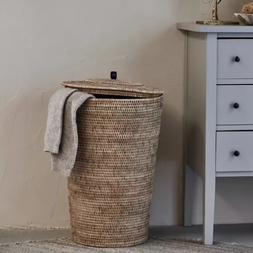 Laundry Basket, Nora, Nature