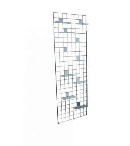6ft Gridwall Shoe Wall Display Kit