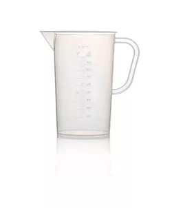 Jug, 1L, Polypropylene Graduated Molded with Handles