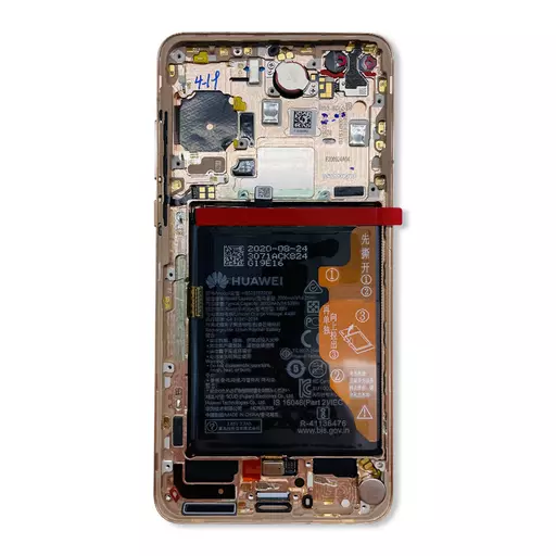 OLED Screen Assembly + Battery (Service Pack) (Blush Gold) -  Huawei P40