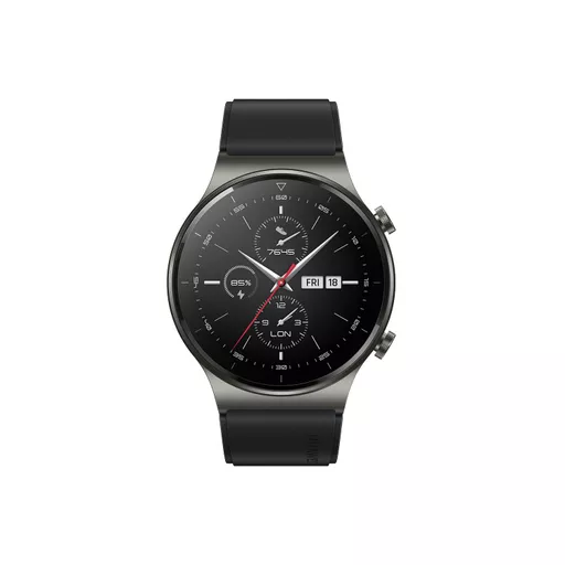 Huawei WATCH GT 2 Pro 3.53 cm (1.39") AMOLED 46 mm Digital 454 x 454 pixels Touchscreen Black GPS (satellite)