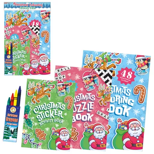 Christmas Activity Pack (Sold in 12's)