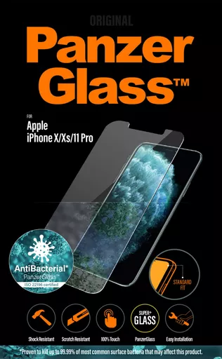 PanzerGlass ® Screen Protector Apple iPhone 11 Pro | Xs | X | Standard Fit