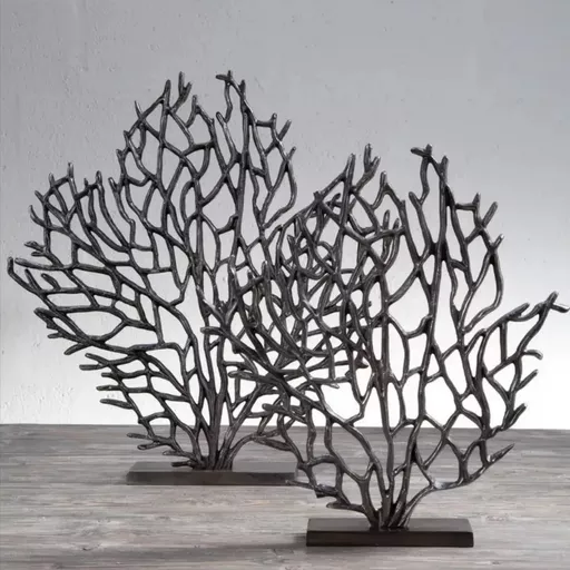 -Tree Coral Sculpture, Josefine, Black