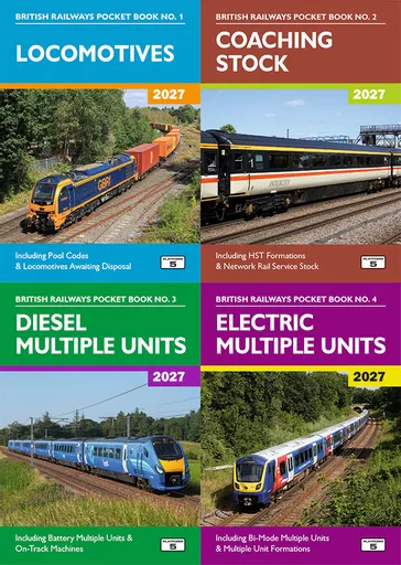 (Pre-Order) Bundle: Set of 2027 BR Pocket Books: Locos, Coaching Stock, DMUs & EMUs