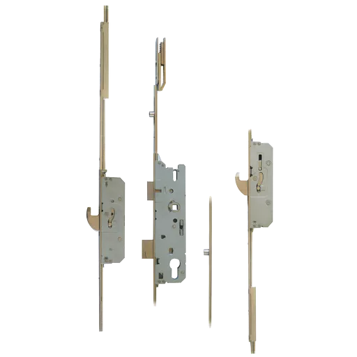 FUHR 856 Type 6 Lever Operated Latch & Deadbolt With Shootbolts - 2 Hook & 2 Roller