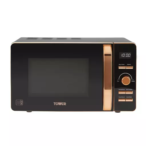 Black and gold deals microwave