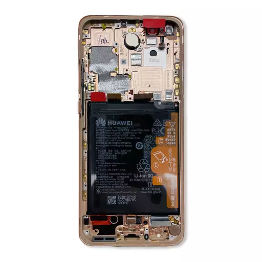 OLED Screen Assembly + Battery (Service Pack) (Blush Gold) - Huawei P40 Pro