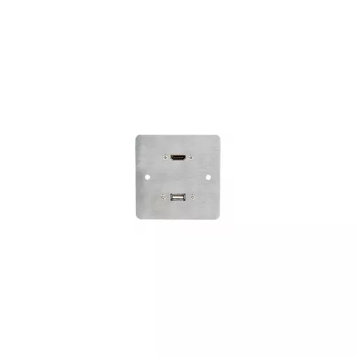 HDMI v2.0 & USB A Wall Plate