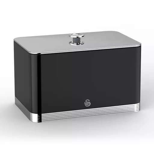 Retro Revive Bread Bin Black