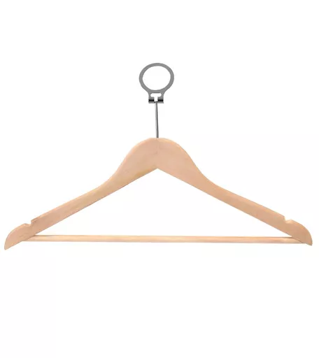 Single Light Wooden Wishbone Captive Hanger - 450mm