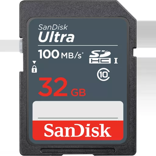 SanDisk Ultra 32GB SDHC Mem Card 100MB/s UHS-I Class 10