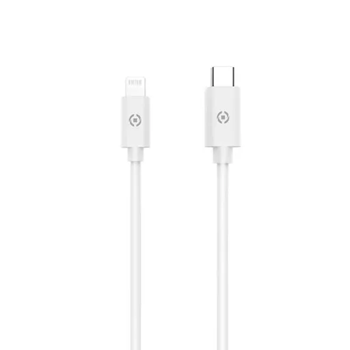 Celly USBLIGHTTYPECWH mobile phone cable White 1 m USB C Lightning