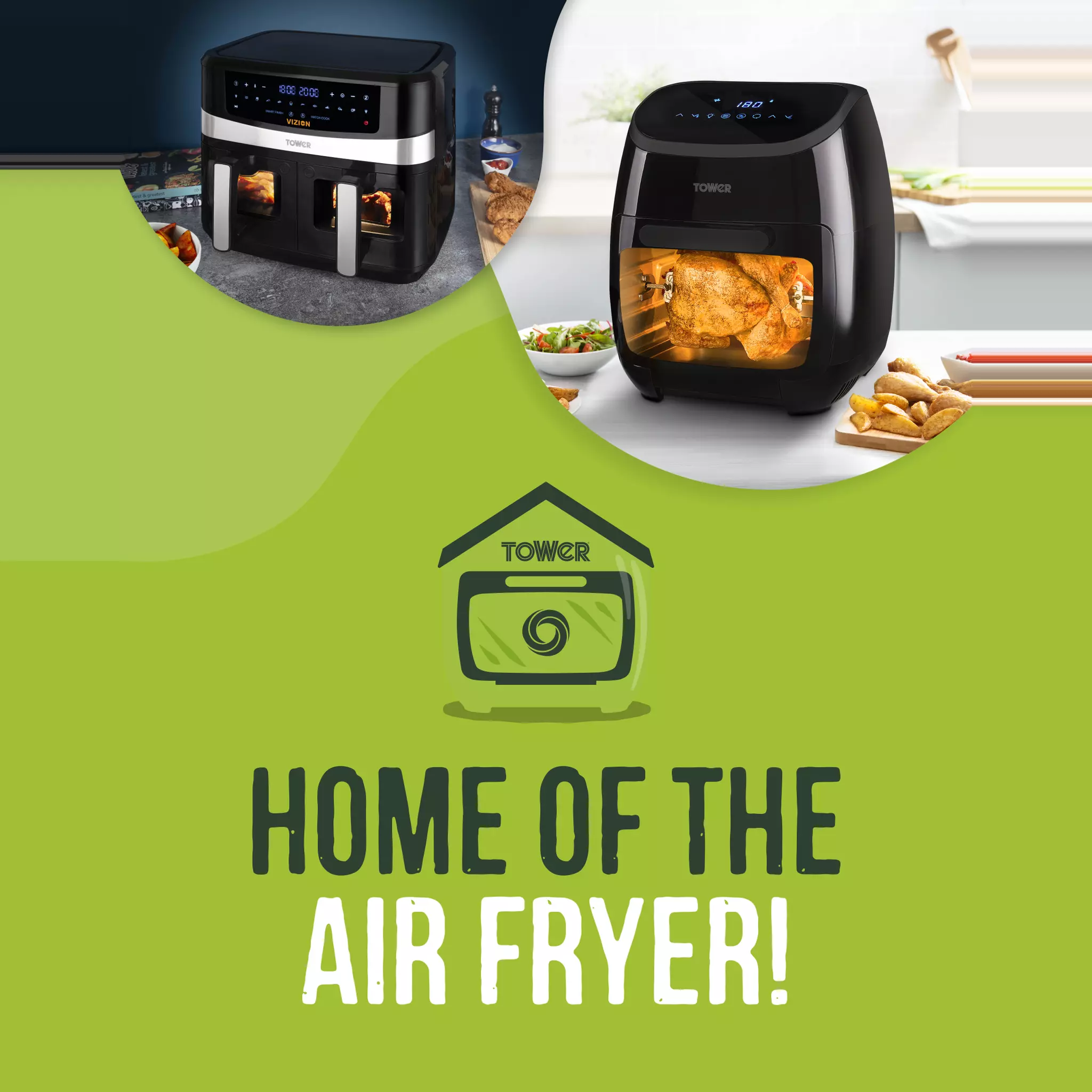 Tower Air Fryers | Healthy Air Frying Eating | Tower Housewares