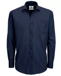 Men's Smart Long Sleeve Poplin Shirt