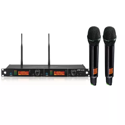 JTS Dual Handheld Wireless Mic System UF20R + 2x JSS-20