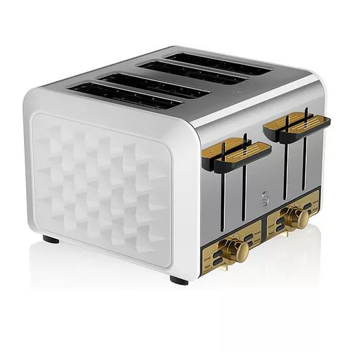 Gatsby 4 Slice Metal Toaster