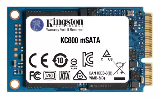 Kingston Technology KC600 mSATA 256 GB Serial ATA III 3D TLC