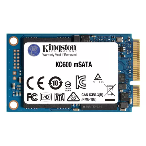 Kingston Technology 256G SSD KC600 SATA3 mSATA