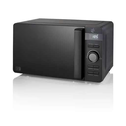 20L Matt Black Microwave