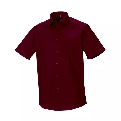 Men's Short Sleeve Easy Care Fitted Shirt