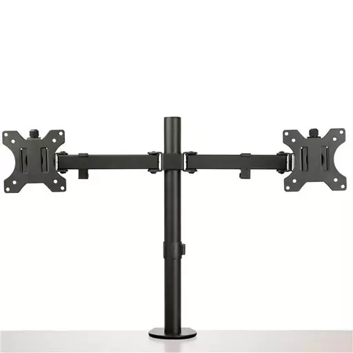 StarTech.com Desk Mount Dual Monitor Arm - Desk Clamp / Grommet VESA Monitor Mount for up to 32 inch Displays - Ergonomic Articulating Monitor Arm - Height Adjustable/Tilt/Swivel/Rotating