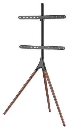 Manhattan TV & Monitor Mount, Tripod Floor Stand, 1 screen, Screen Sizes: 37-65", Black, VESA 200x200 to 600x400mm, Max 32kg, LFD, Lifetime Warranty