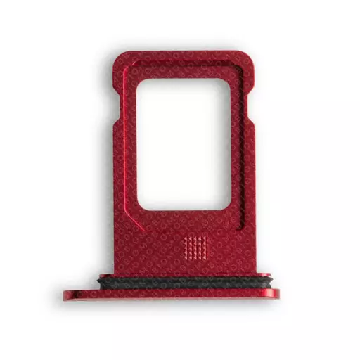 Sim Card Tray (Red) (CERTIFIED) - For iPhone XR