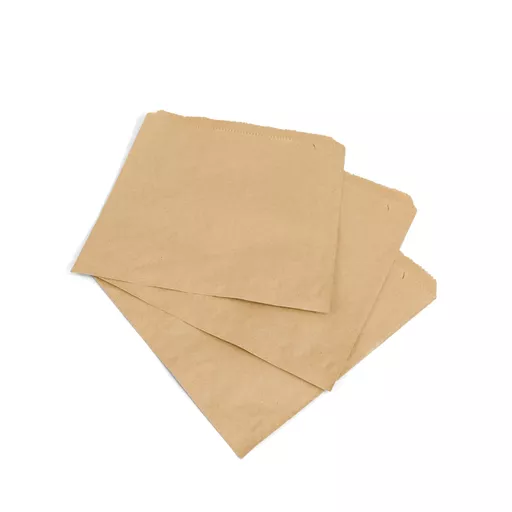 178 x 178mm Paper Flat Bag Kraft
