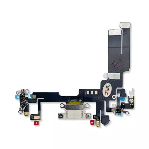Charging Port Flex Cable (Starlight) (CERTIFIED - Aftermarket) - For iPhone 14
