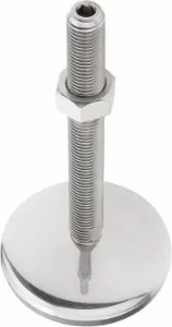 K0739 Swivel Feet In Stainless Steel No Fixing Holes With Hex Socket Size M10-M30