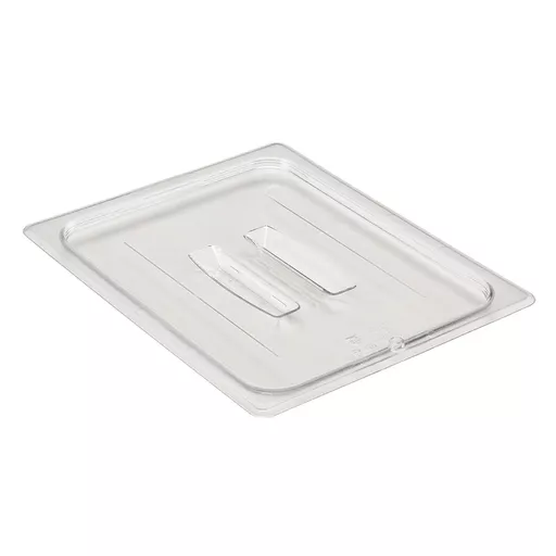 1/2 CLEAR GN LID WITH HANDLE POLYCARBONATE