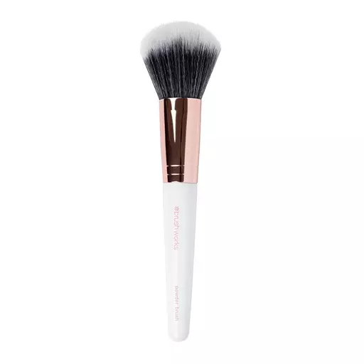 Brushworks White & Gold Powder Brush