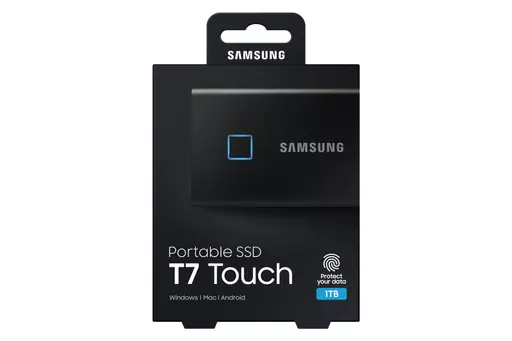 Samsung Portable SSD T7 Touch 1TB - Black