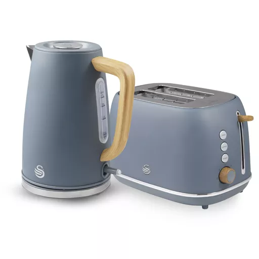 Swan Fjord 1.7L Jug Kettle and 2 Slice Toaster Bundle