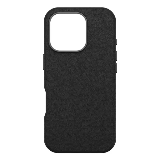 OtterBox Symmetry Series Cactus Leather for MagSafe for iPhone 16 Pro, Noir Ash