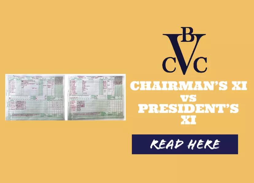 Chairman's XI v President's XI opens the season