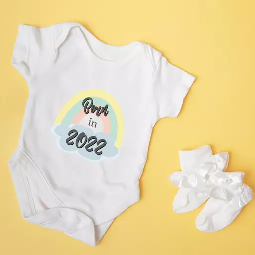 Rainbow Baby Bodysuit Born in 2022, 2023