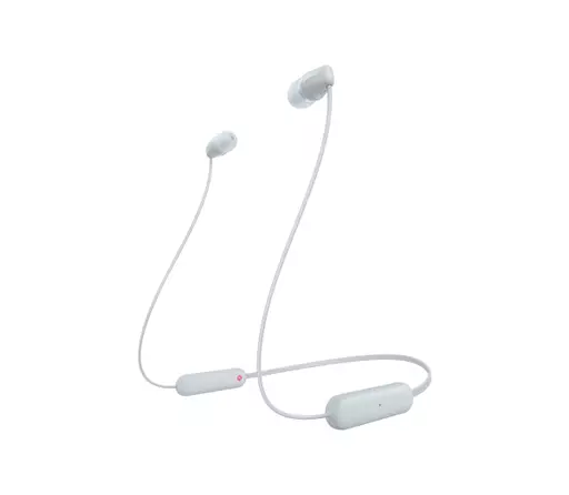 Sony WI-C100 Headset Wireless In-ear Calls/Music Bluetooth White